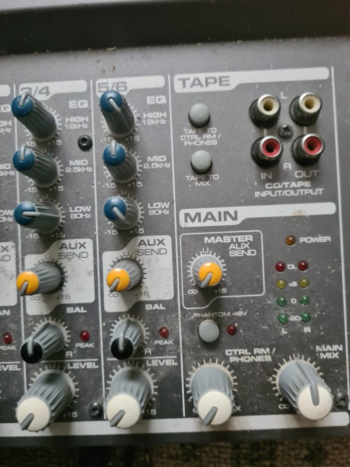 mesa de mezcla TAPCO Mix.60