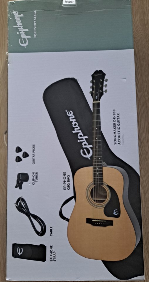 Guitarra acústica Epiphone songmaker DR 100 natural