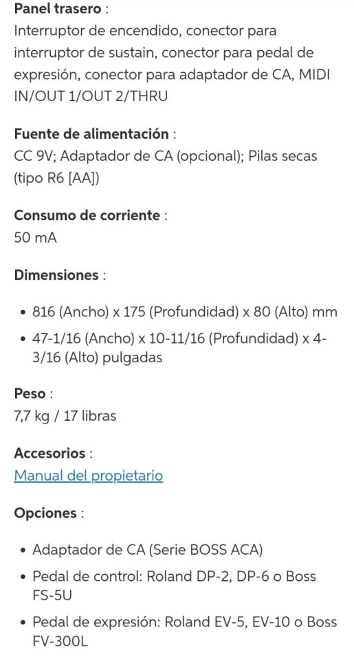 Roland A33 (76 teclas)