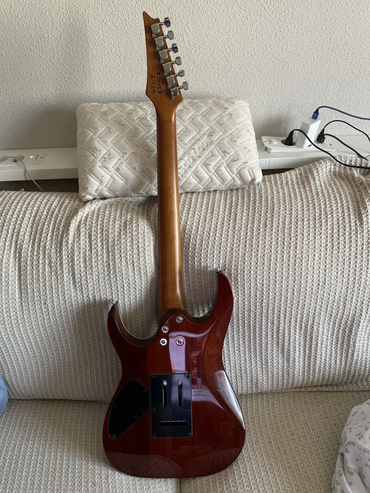 Ibanez GRG220 transparent brown black