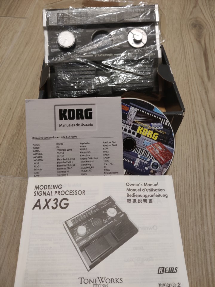 Multiefectos Korg AX3G