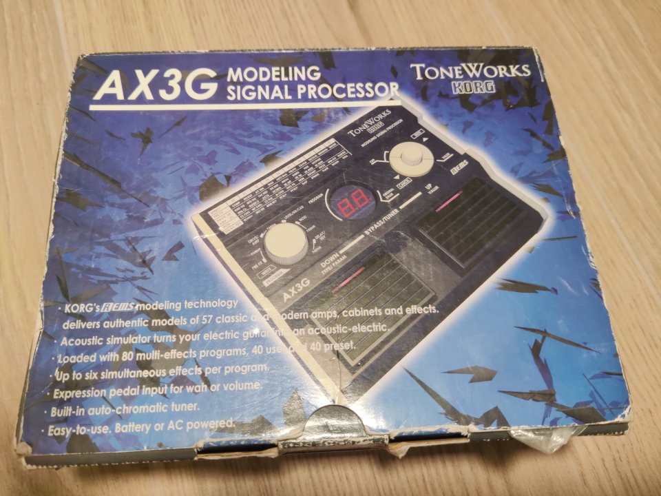 Multiefectos Korg AX3G