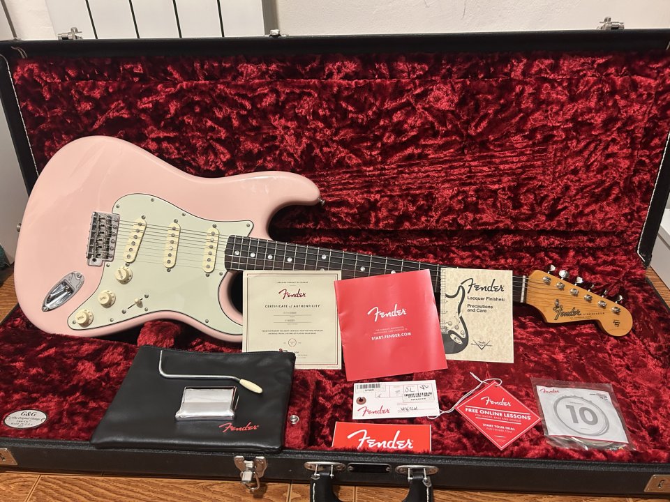 Fender Stratocaster American Original 60’ Shell Pink (RESERVADA)