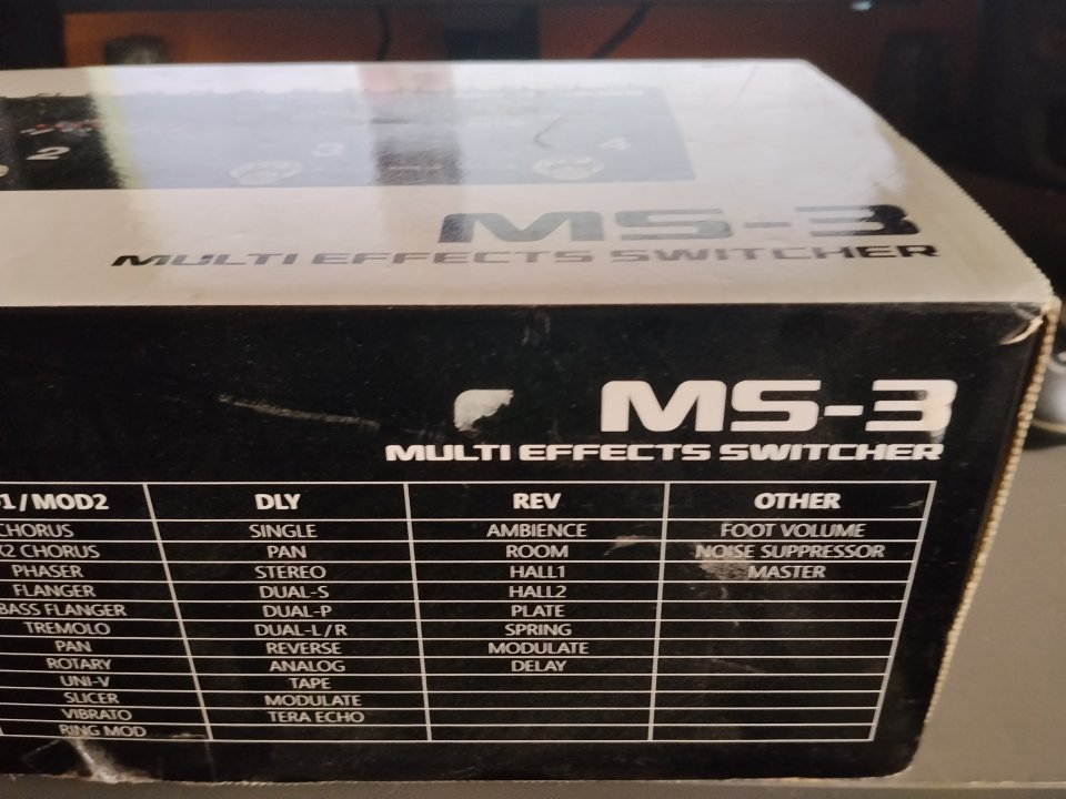 BOSS MS-3 Multiefectos y Switcher. de segunda mano · Foto 8 de 9 · Madrid · 259 €