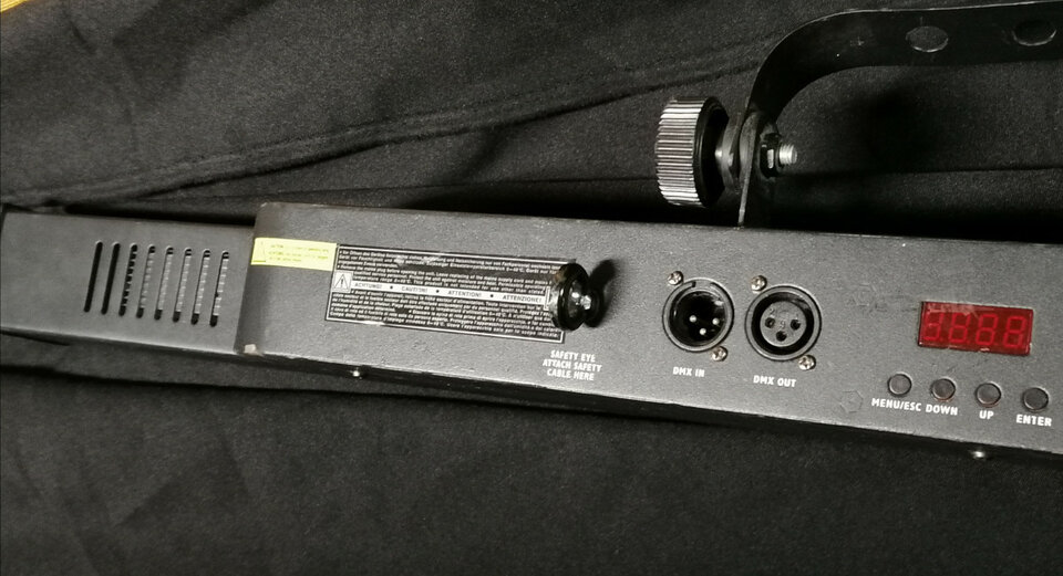 Barra LED DMX / Panel de efectos de luz IMG Stage Line RGBL-412DMX