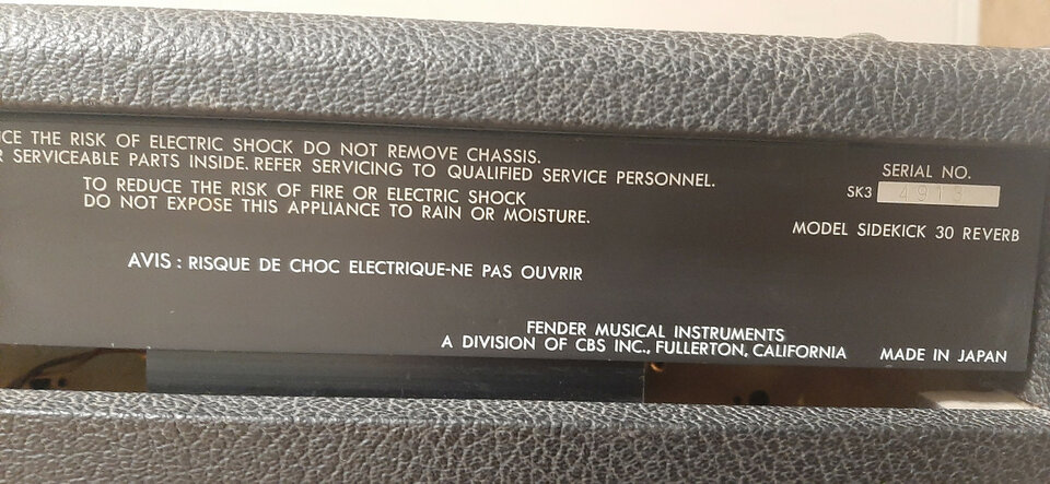 Fender Sideckick Reverb 30 de segunda mano · Foto 8 de 8 · Barcelona · 180 €