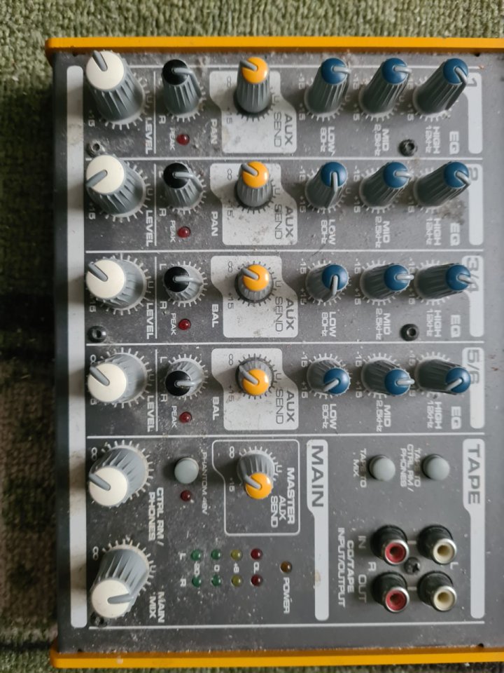 mesa de mezcla TAPCO Mix.60