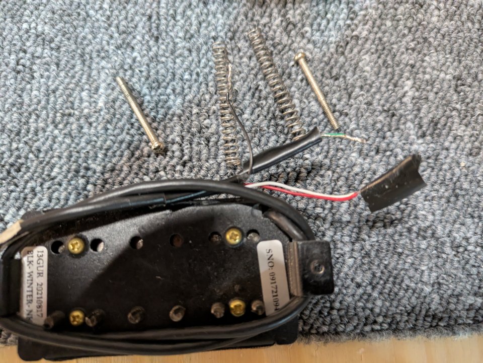 Seymour Duncan Black Winter, mástil y puente, envío incluido de segunda mano · Foto 2 de 4 · Madrid · 150 €