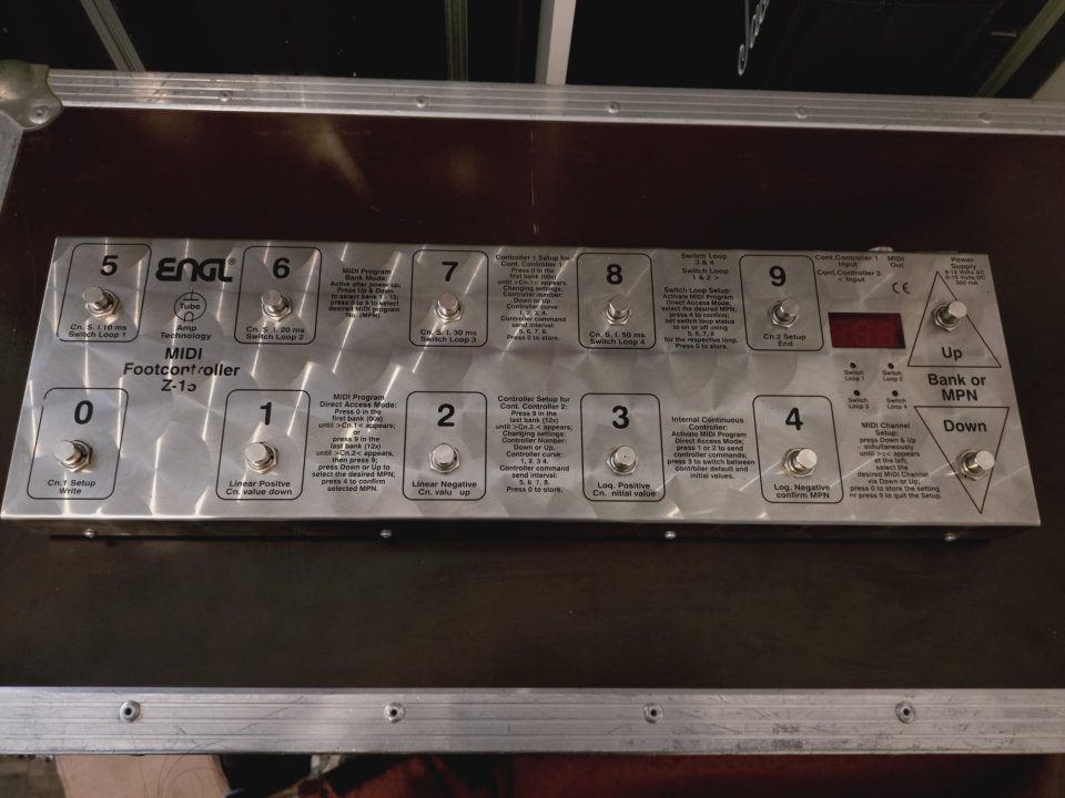 Pedalera ENGL MIDI Z15