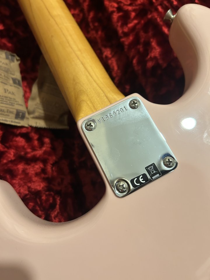 Fender Stratocaster American Original 60’ Shell Pink (RESERVADA)