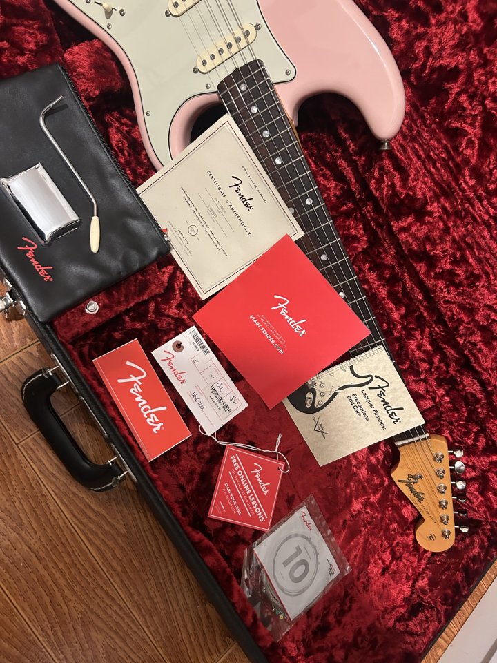 Fender Stratocaster American Original 60’ Shell Pink (RESERVADA)