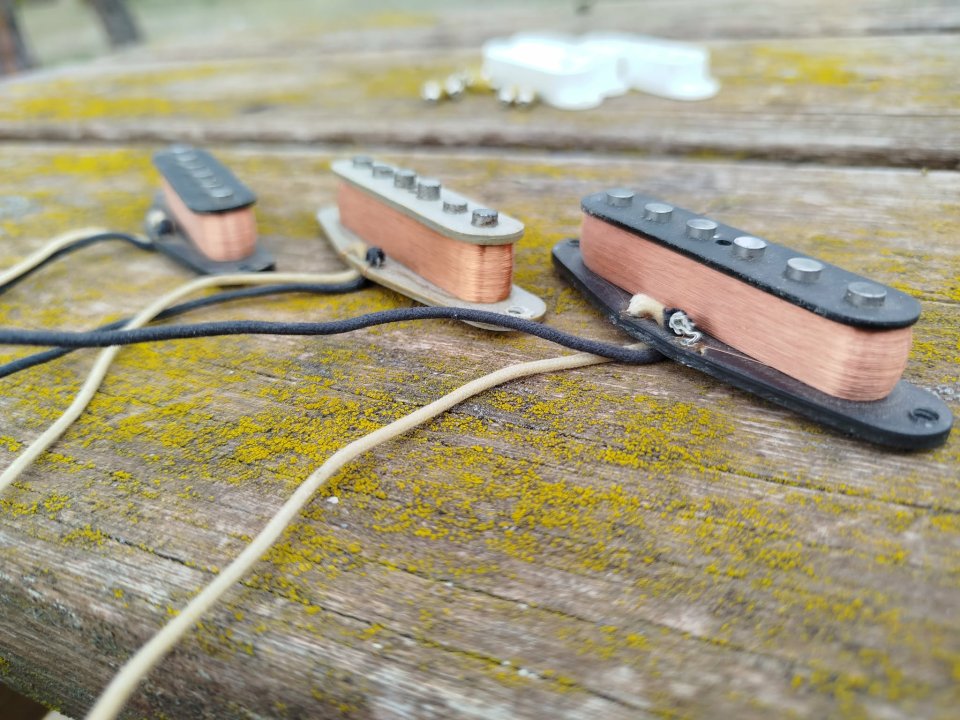 Set de Pastillas Stratocaster de Luthier. Unicas, Rareza