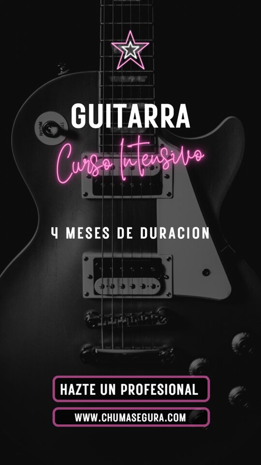 CURSO INTENSIVO GUITARRA (4 meses)