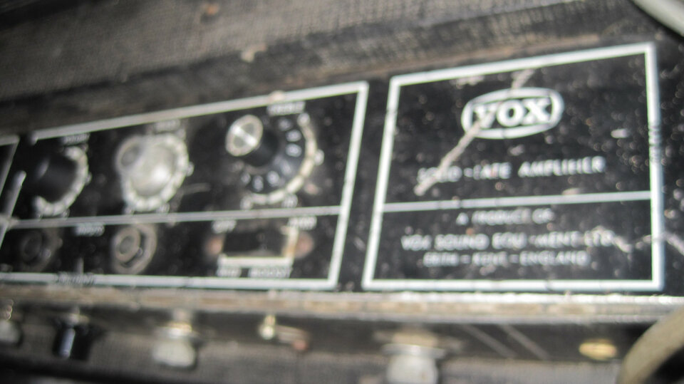 Cabezal Vox Supreme 200W vintage 60s de Los Archiduques