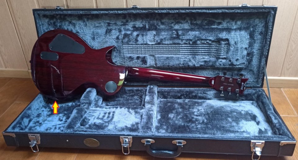 Guitarra LTD EC-1000 Deluxe Korea Mejorada