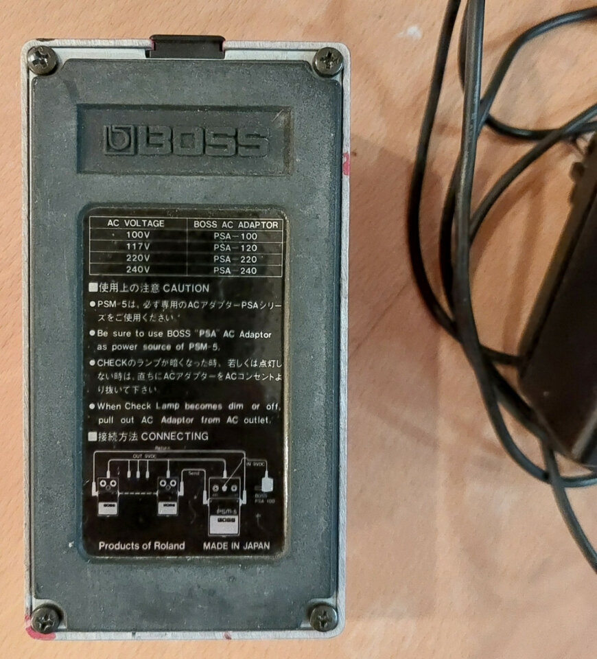 BOSS - PSM-5 Power Supply & Master Switch