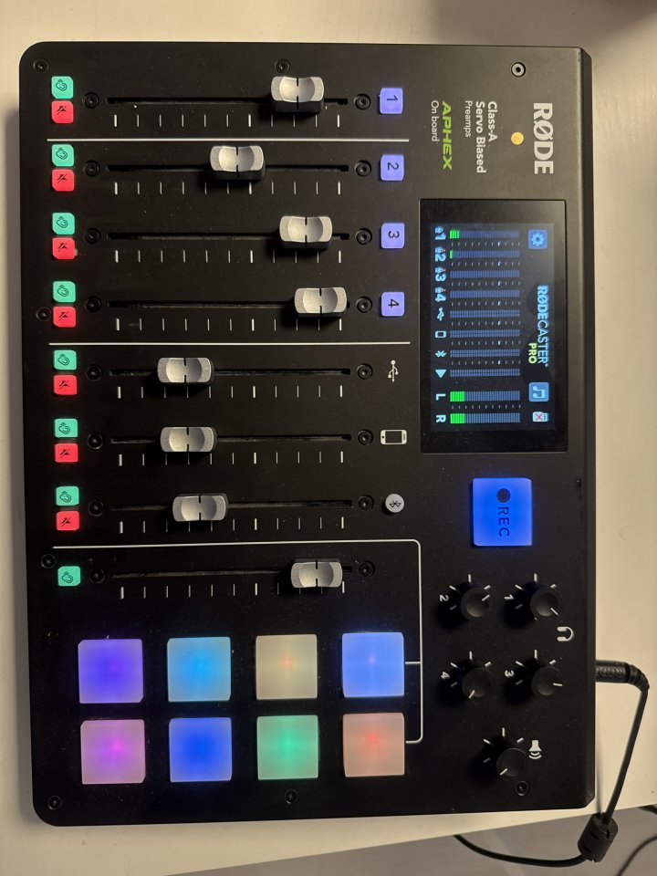 Rodecaster pro Podcast factura con todo
