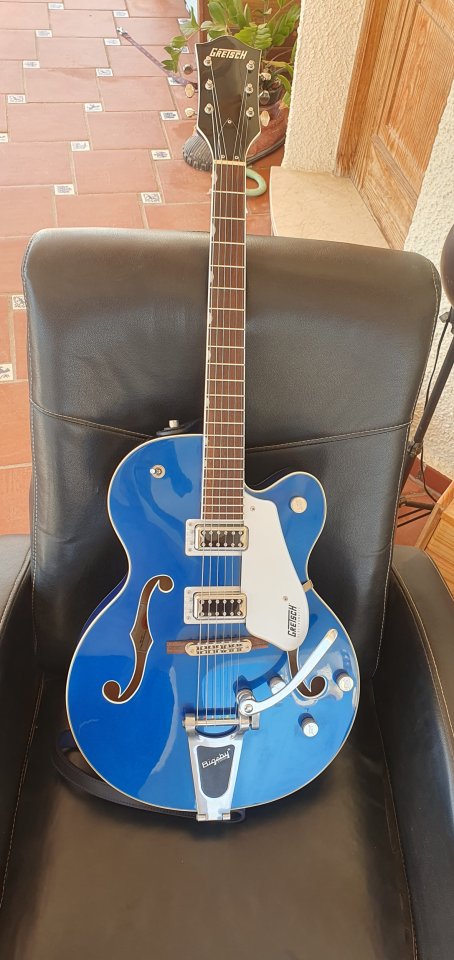 Guitarra Gretsch Electromatic G5420T Azul metalico de segunda mano · Foto 10 de 10 · Alicante · 550 €
