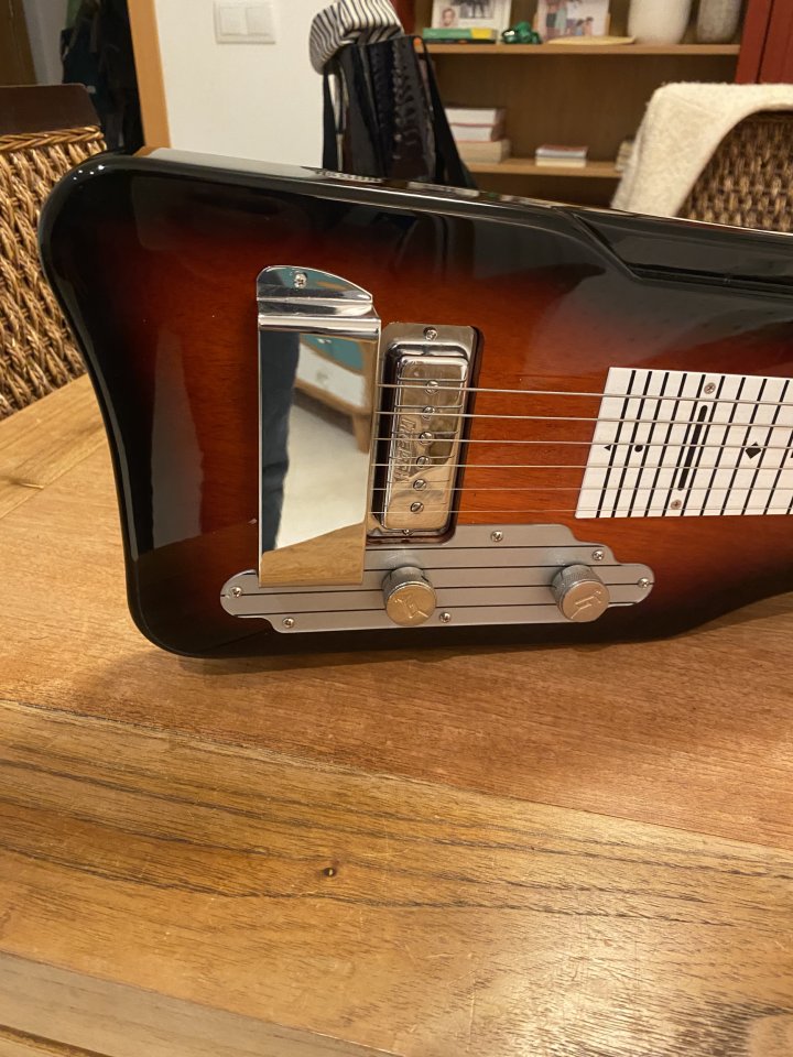 Guitarra Lapsteel Gretsch G5700 nuevo + libro