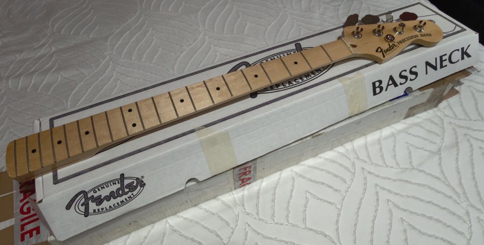 Mastil Allparts USA Fender Precision COMPLETO Y NUEVO