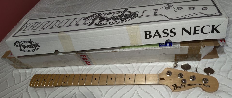Mastil Allparts USA Fender Precision COMPLETO Y NUEVO