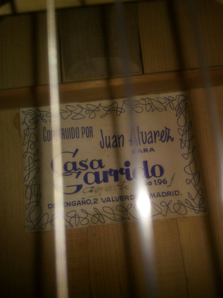 Guitarra cipres Juan Alvarez padre