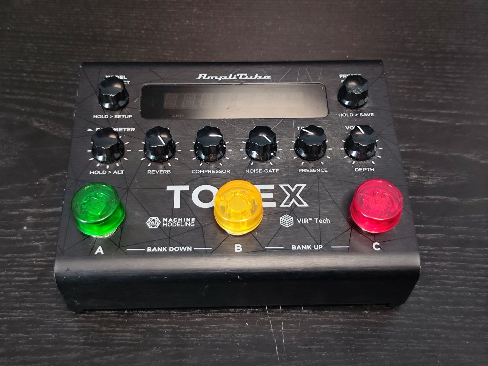 Amplitube Tonex con un par de packs