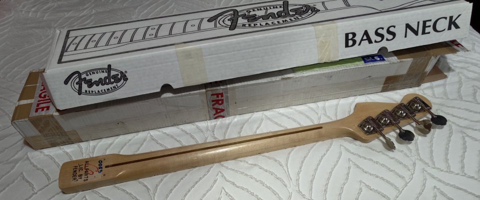 Mastil Allparts USA Fender Precision COMPLETO Y NUEVO