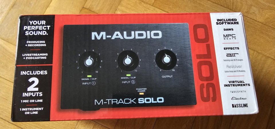 M-AUDIO M-Track Solo de segunda mano · Foto 1 de 7 · Madrid · 30 €