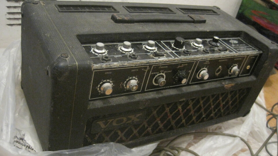 Cabezal Vox Supreme 200W vintage 60s de Los Archiduques