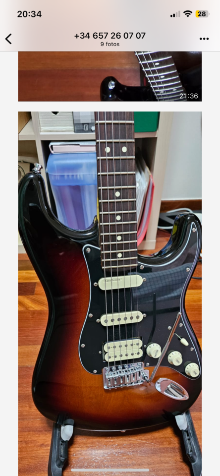 Vendo Fender Stratocaster usa pastillas Yosemite hss y Mark Koley  SSS