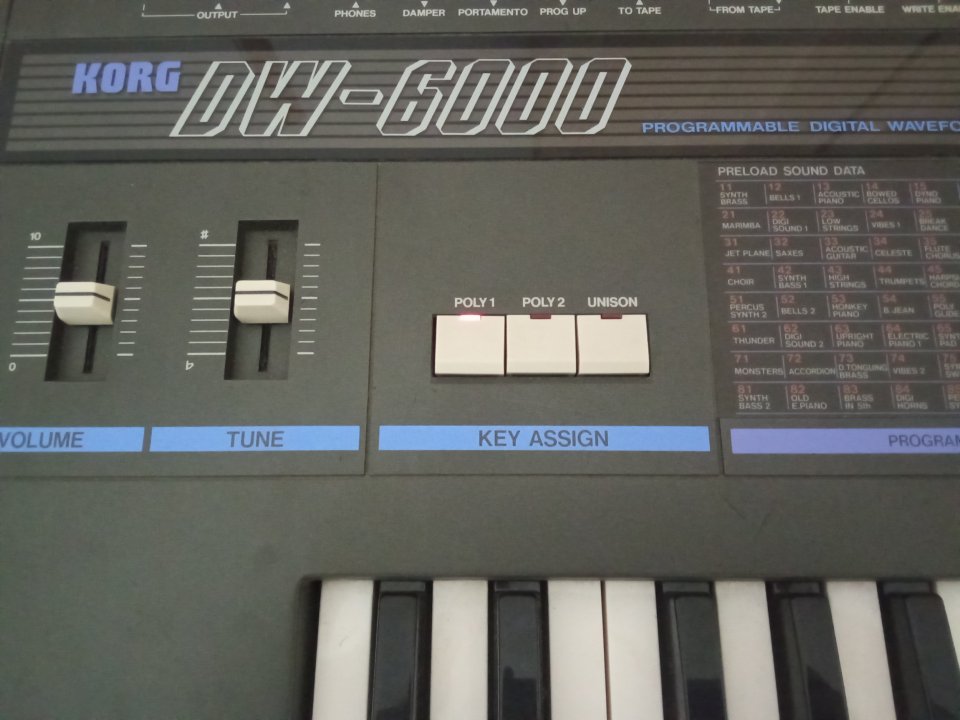 KORG DW 6000 de segunda mano · Foto 5 de 6 · Illes Balears · 350 €