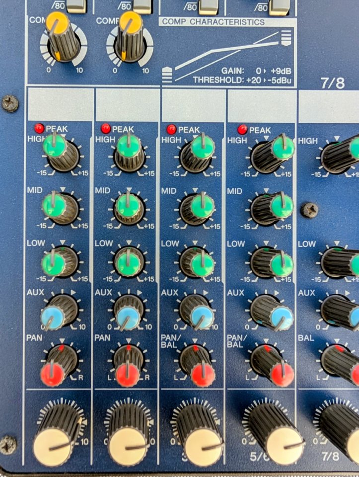 Mesa de mezclas Yamaha MG102c