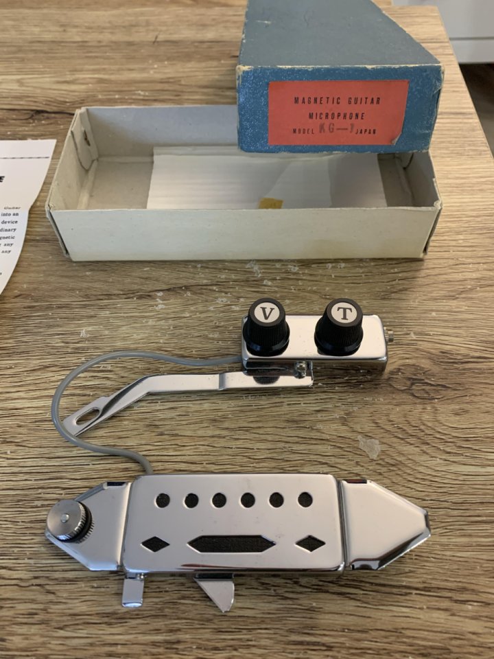 Pastilla vintage japonesa (1960) nueva para guitarra acustica KG1