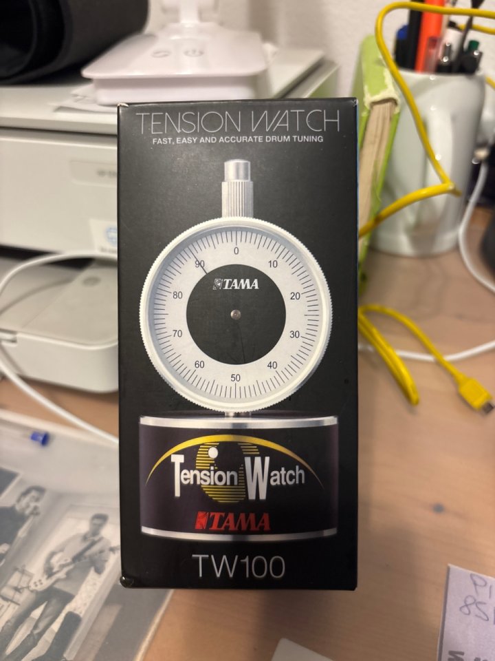 Cambio afinador tama tensión Watch TW100 por micro de bombo