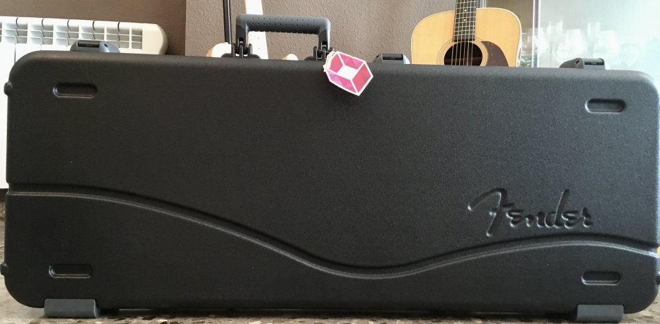 Reservado! Estuche de guitarra eléctrica Fender Deluxe Molded Strat/Tele Case