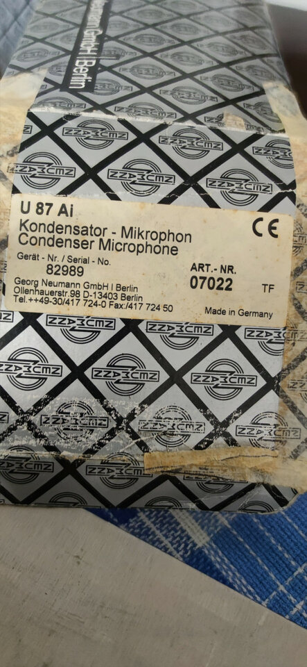 MICROFONO NEWMANN U87AI