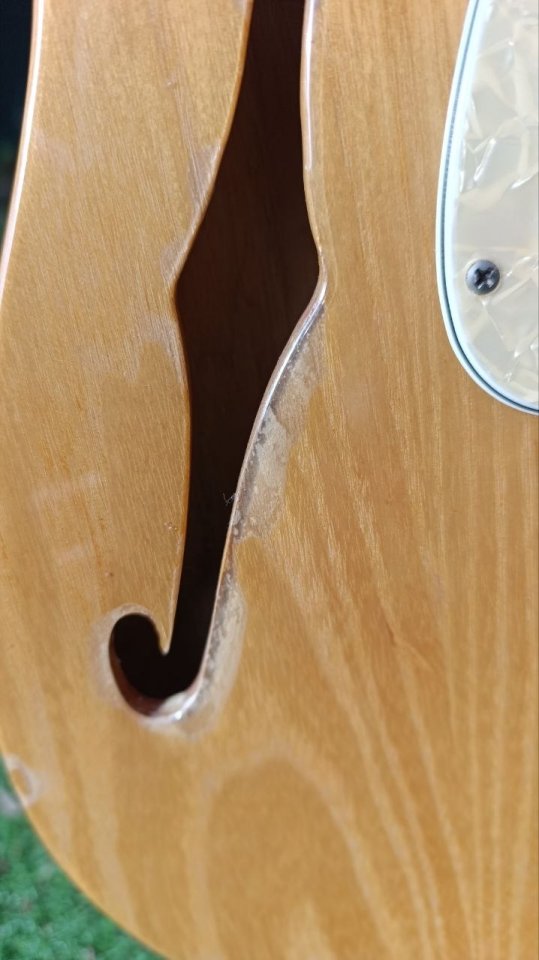 Guitarra Fender Telecaster Thinline 72 MIM 2005 de segunda mano · Foto 8 de 10 · Barcelona · 800 €