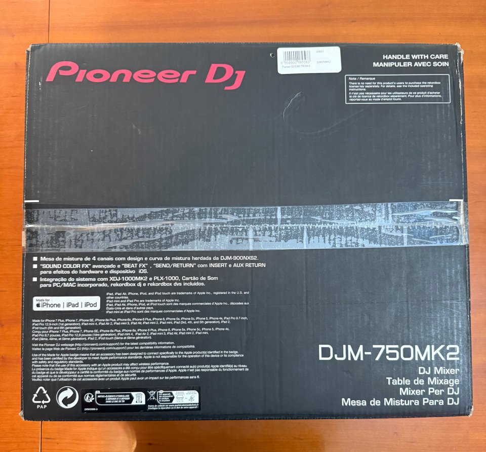 Pioneer DJM-750MK2 – Estado Impecable / Solo Uso en Estudio (Caja Original) de segunda mano · Foto 4 de 4 · Cantabria · 900 €