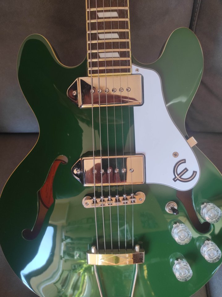 Epiphone Casino Coupe IG (Inverness Green) 2016, descatalogada