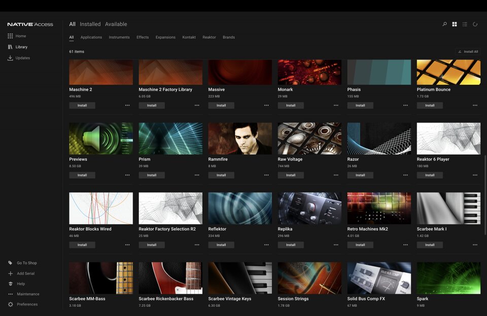 Maschine Studio + Komplete 8 + Cuenta completa NATIVE INSTRUMENTS