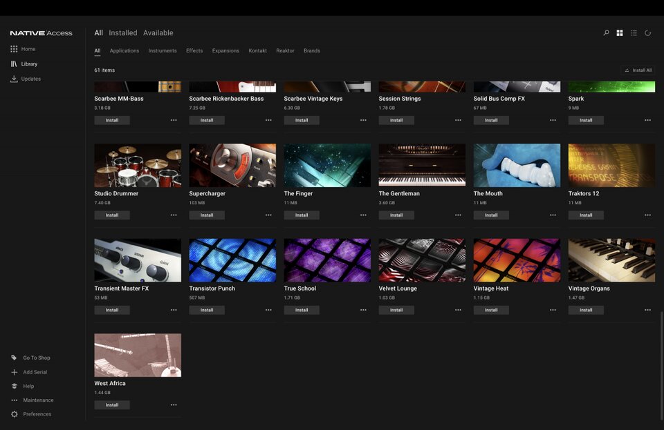 Maschine Studio + Komplete 8 + Cuenta completa NATIVE INSTRUMENTS
