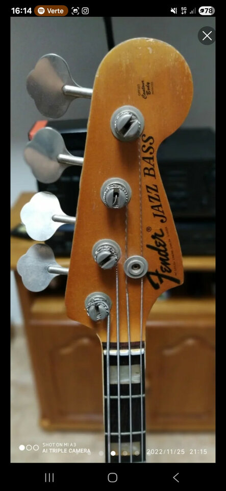 Fender jazz bass 1970