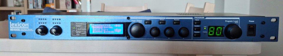 Lexicon MX400XL Procesador Reverb/Efectos Dual de segunda mano · Foto 1 de 5 · Madrid · 225 €