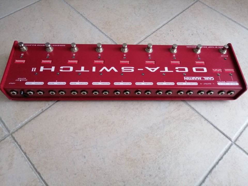OctaSwitch Carl Martin (Programable mecánicamente - para pedaleras) switch_looper de segunda mano · Foto 4 de 5 · Salamanca · 159 €