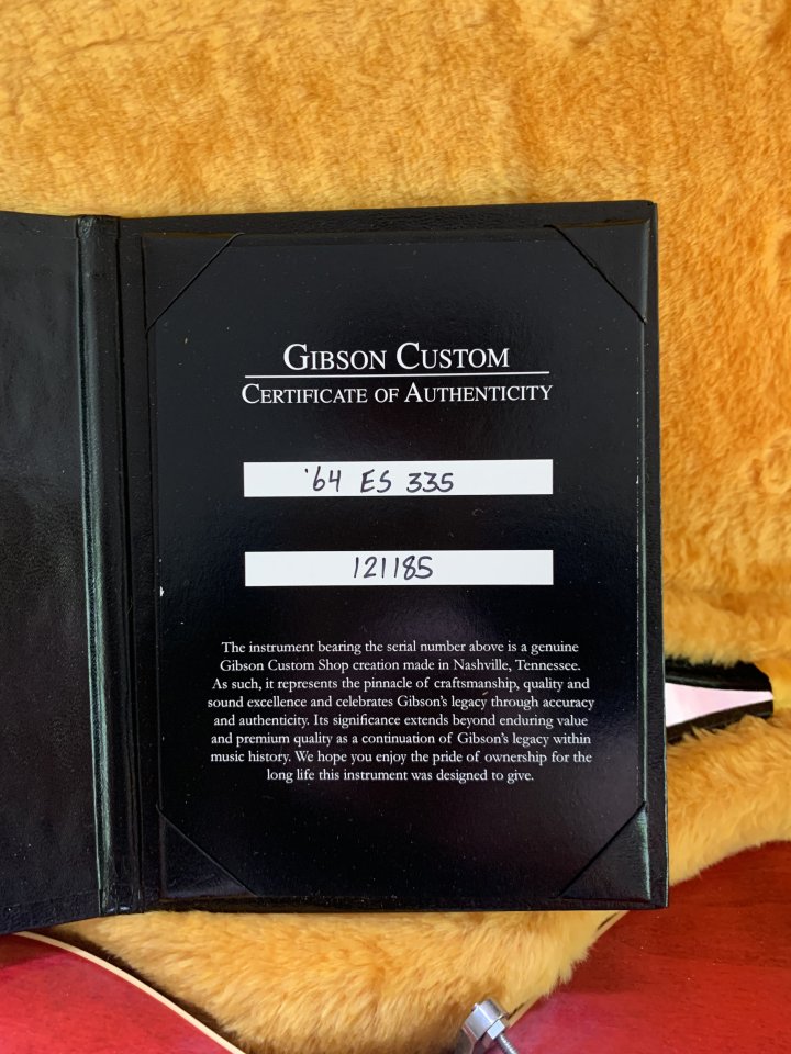 GIBSON ES335 Custom Shop