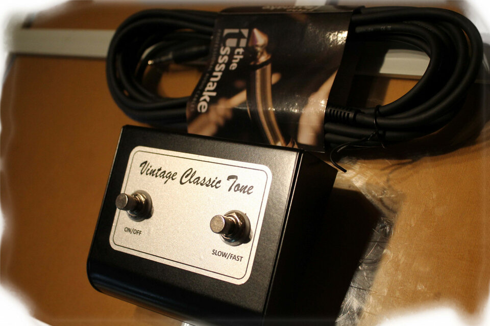 Pedal footswitch Controlador Velocidades Leslies.