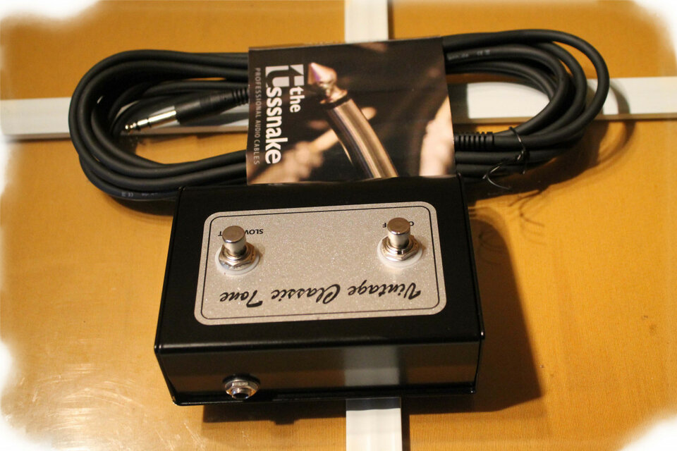 Pedal footswitch Controlador Velocidades Leslies.