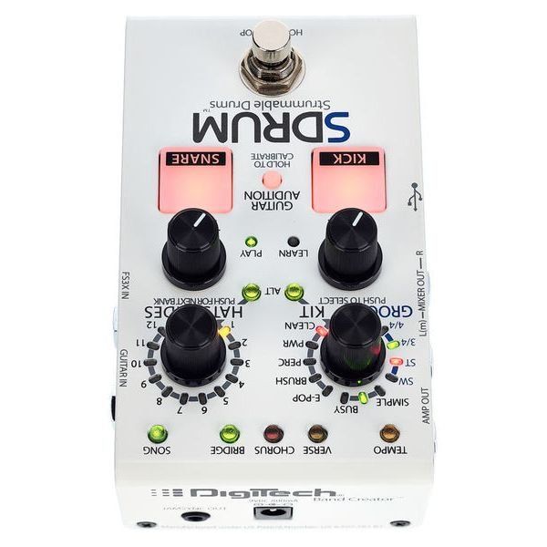 pedal guitarra Digitech SDRUM Strummable Drums