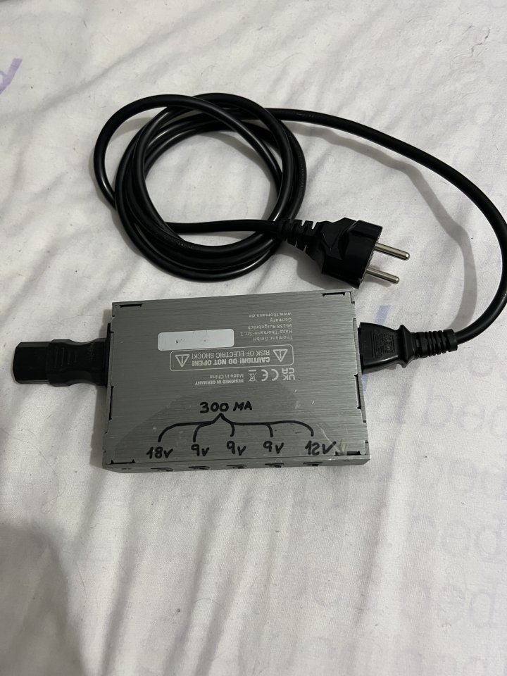 Mini TubeScreamer + alimentación y extras